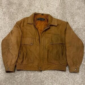 90s Vintage Wear-Me-Out Suede Leather Jacket | Tan | XL